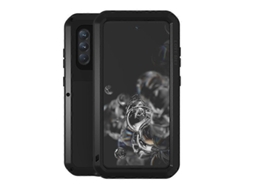 Capa Protetora De Metal À Prova De Choque, À Prova Dágua E Poeira Com Vidro Para Samsung Galaxy S21 Fe Love Mei