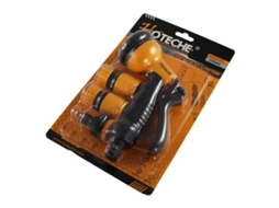 Pistola riego pvc + 3 accesorios set 4