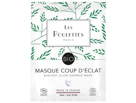 LES POULETTES PARIS Máscara de luminosidade orgânica 18 ml