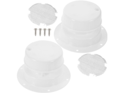 Bobina de ventilação em PP branco para reboques e barcos, com tecido de linha, durável.