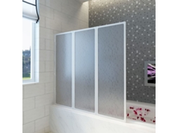 Painel De Vidro Dobrãvel Para Duche 3 Peã§as 117 X 120 Cm DKD HOME DECOR