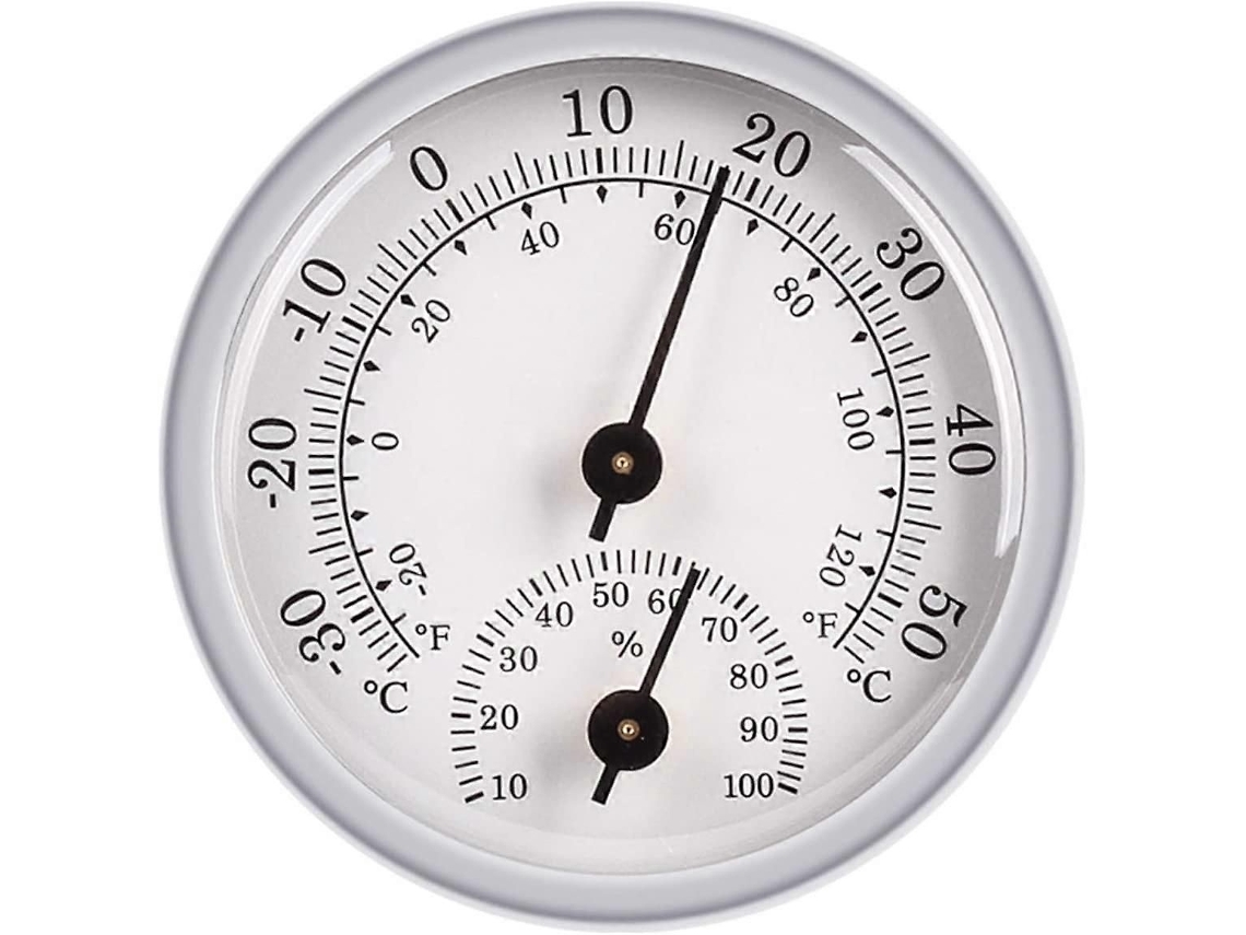 Termómetro Higrómetro Mini Com Sensor, Medidor De Temperatura E Humidade Para Répteis E Estufa E Interior, Em Plástico - Elysve