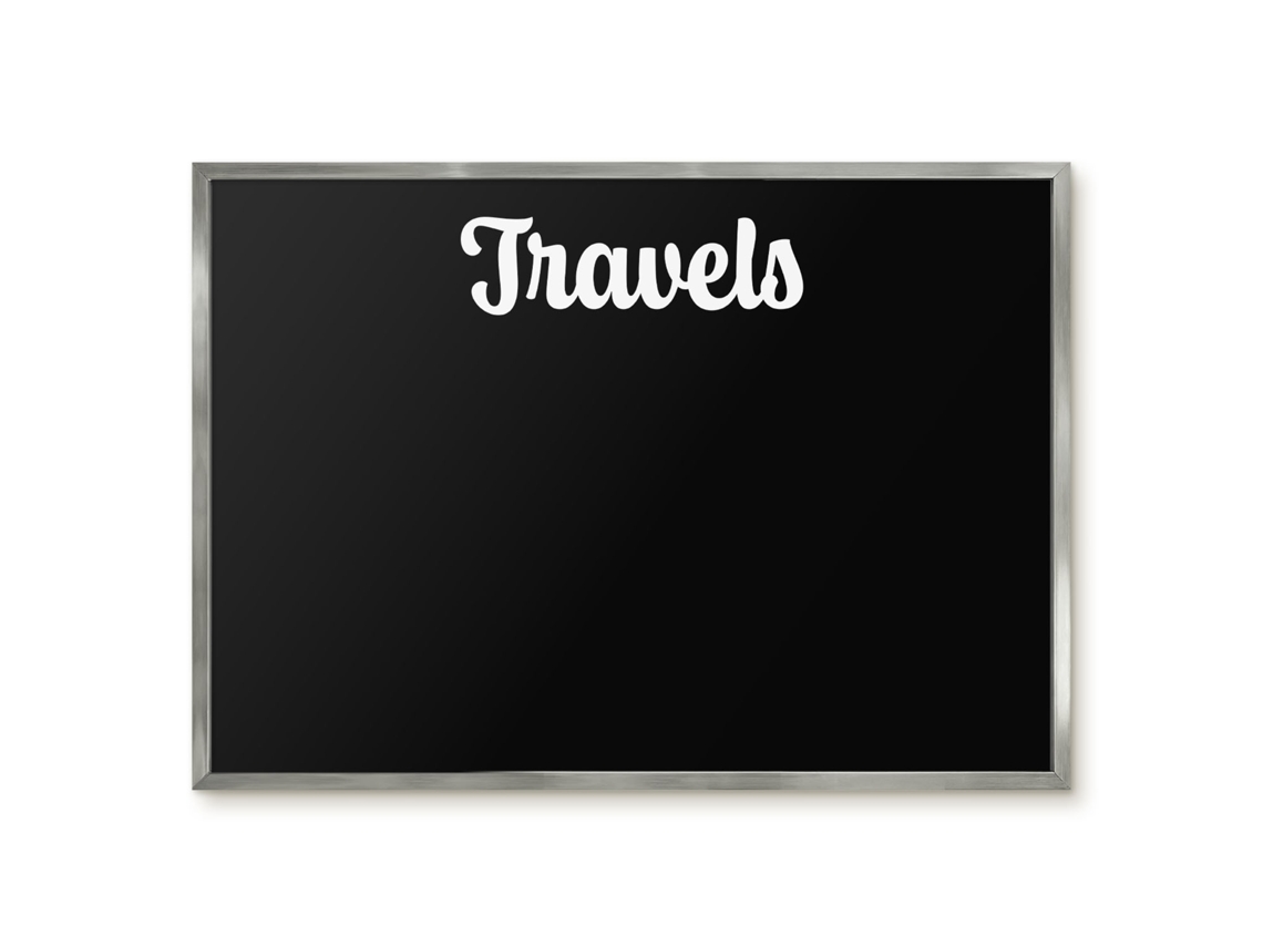 Quadro magnético de parede para viagens, ideal para o quarto, Espelharte (70x50 cm)