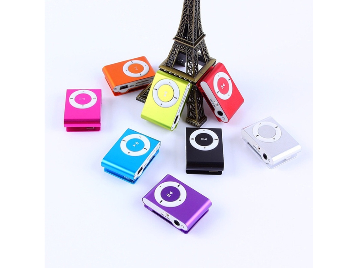 Aetheria reprodutor Mp3 Portátil Usb com Clip, À Prova de Água, Metal Compacto, Slot para Cartão Tf