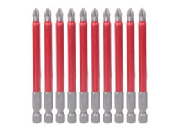 10pcs Conjunto De Brocas De Parafusadeira 90mm Cabeça Única Magnética S2 Ph2 Para Parafusadeira Elétrica
