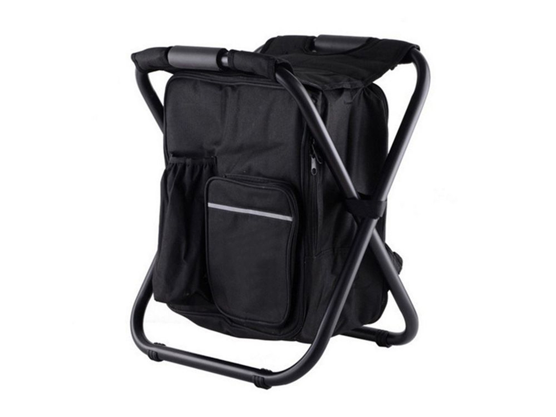 Mochila Térmica, Cadeira Leve, Grande Capacidade, Dobrável, Para Acampamento, Viagem, Praia, Caminhada, Piquenique, Preta Slowmoose