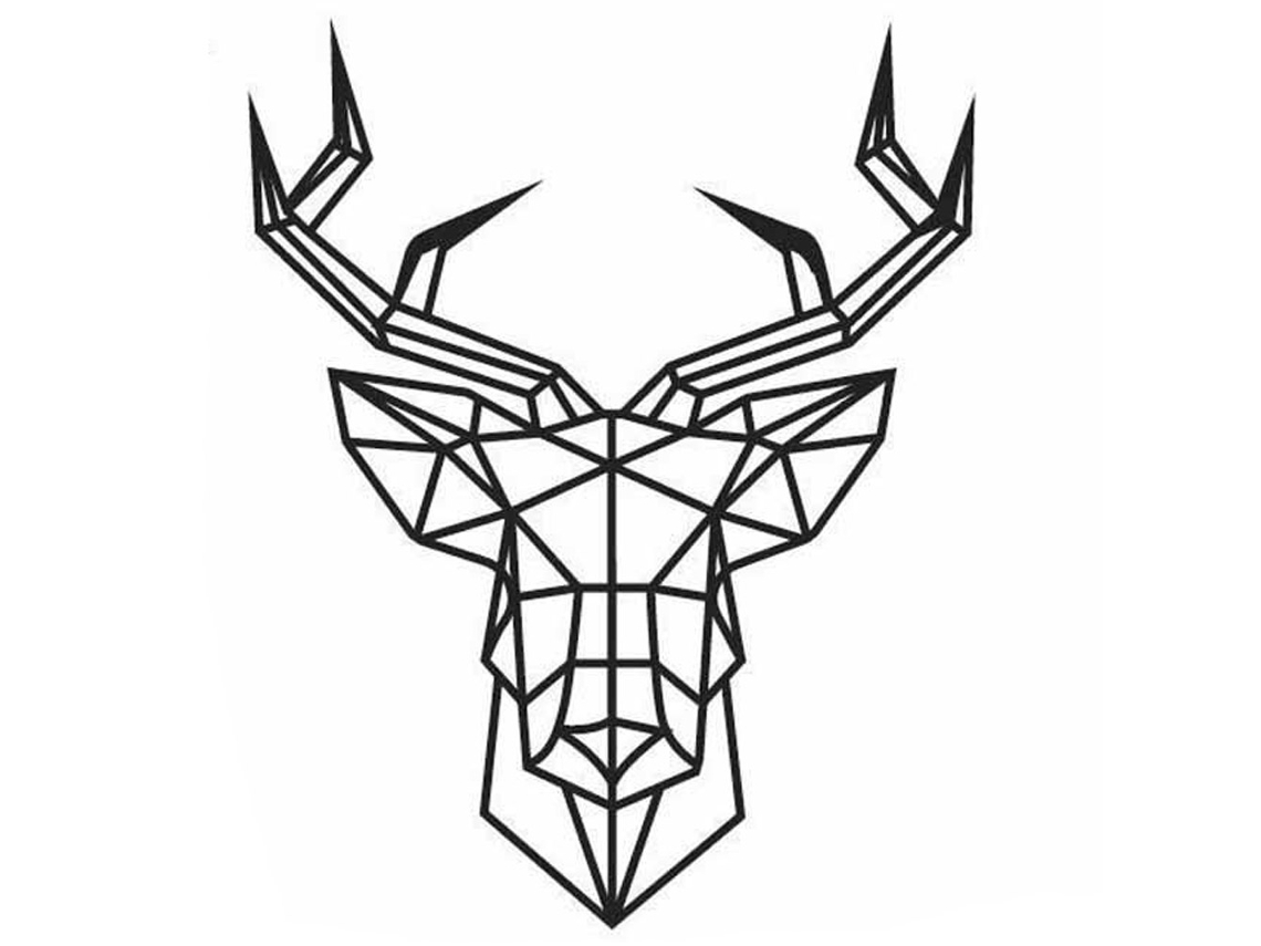 Sticker Parede Cabeça Veado LAXISCREED