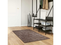 Vidaxl Passadeira Marsa Cinzento 80 X 150 Cm Poliéster E Pvc