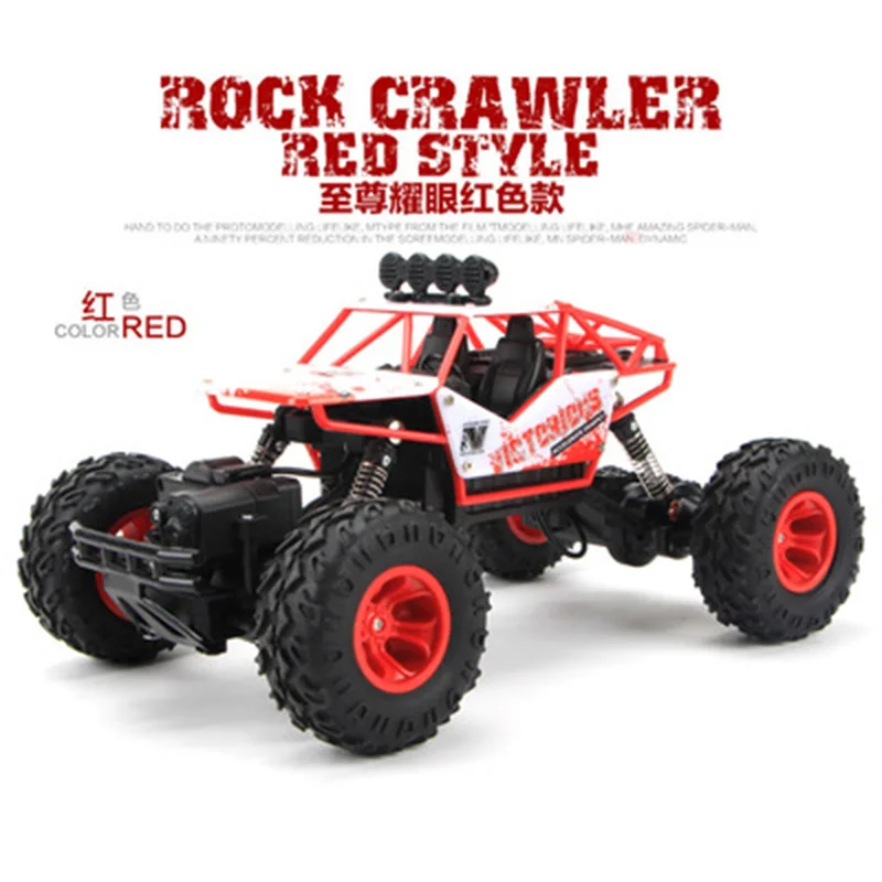 Carro De Corrida Com Controle Remoto, Tração Nas Quatro Rodas, Veículo Para Escalada Em Rochas, Modelo De Alta Velocidade Com Motor Duplo 2.4g