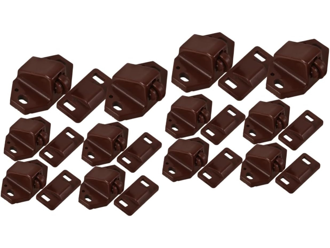 Tehaux Conjunto De 40-fechos Esfera Plástico Portas Armário, Travas De Mola Com Esfera Armário, Fecho