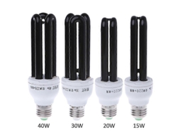 Rebe bombilla Fluorescente Uv E27 15/20/30/40w 220v 365nm para Iluminação de Palco, Detecção e Agricultura