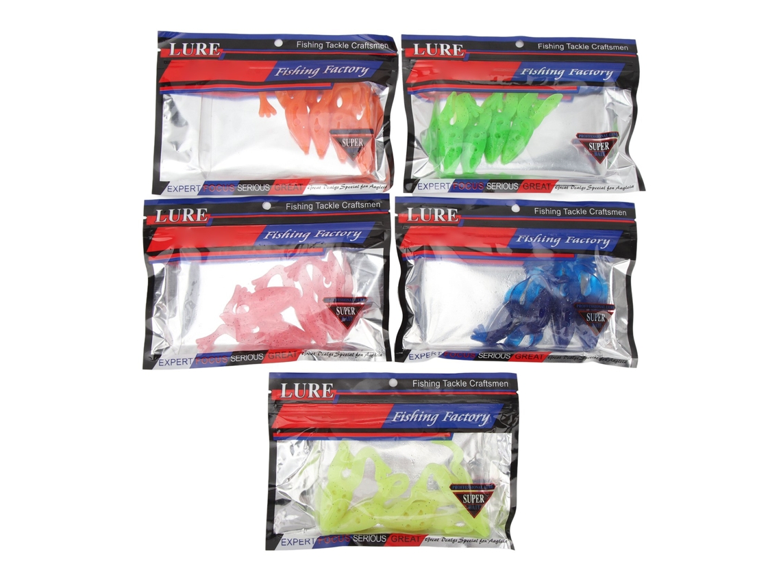 Isca Artificial Rã Silicone 8cm 5.5g Flutuante 20pcs