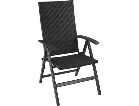 Cadeira de Jardim  Melbourne (Preto - Poli-Rattan - 68x58x107.5 cm)