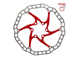 Disco De Freio Ewd001 140mm 6h Vermelho