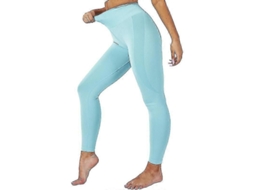 Leggings Sem Costuras Nvgtn Com Contorno Para Curvas - Conforto E Estilo Para O Treino Azul Céu 2