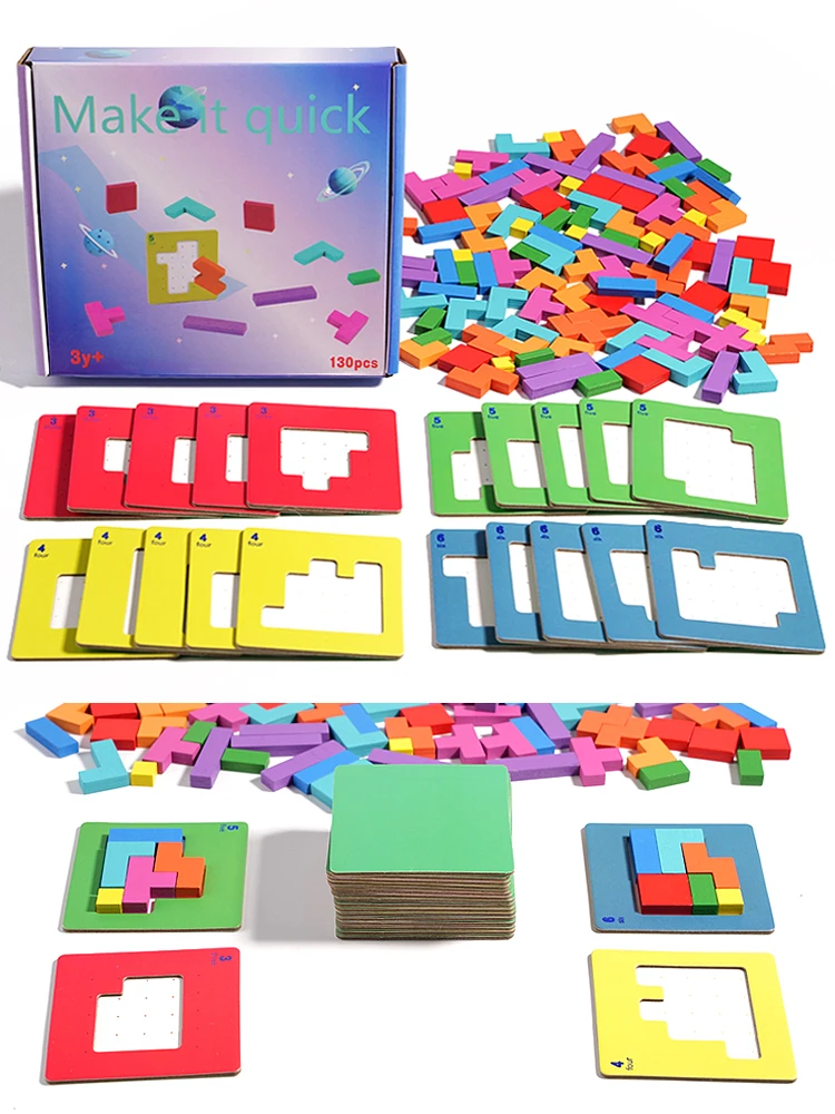 Jogo De Tabuleiro Interativo Tangram 3d Para Dois Jogadores - Brinquedo Matemático