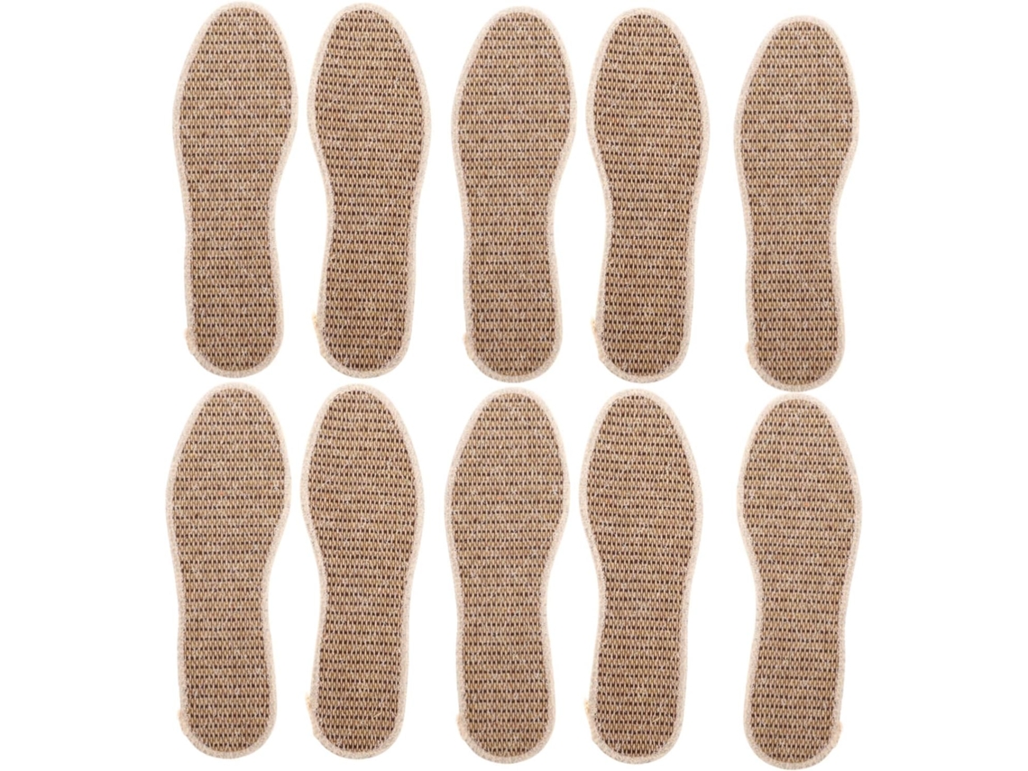 Palmilhas Collbath De Linho E Algodão Com Aroma Artemísia, Respiráveis E Confortáveis, 5 Pares Para Tênis E Sapatos