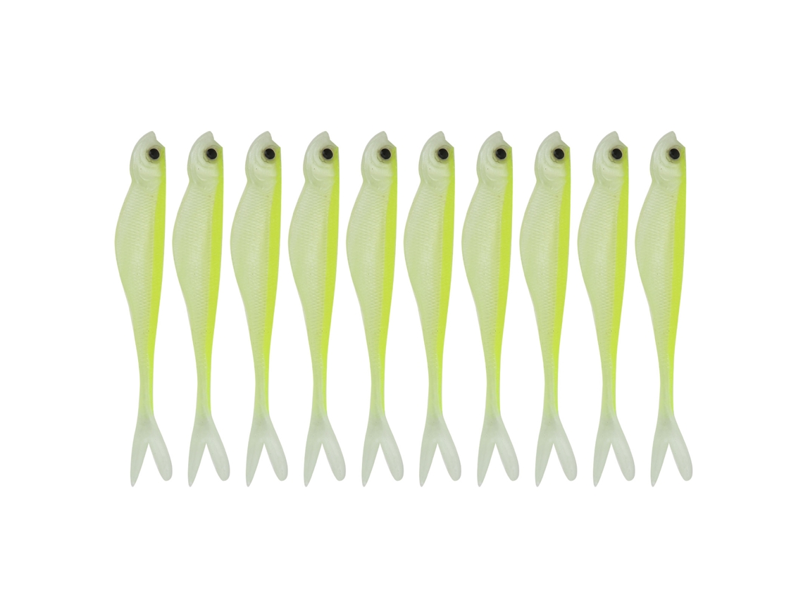 Isca de Silicone Peixe Artificial Portátil 2un