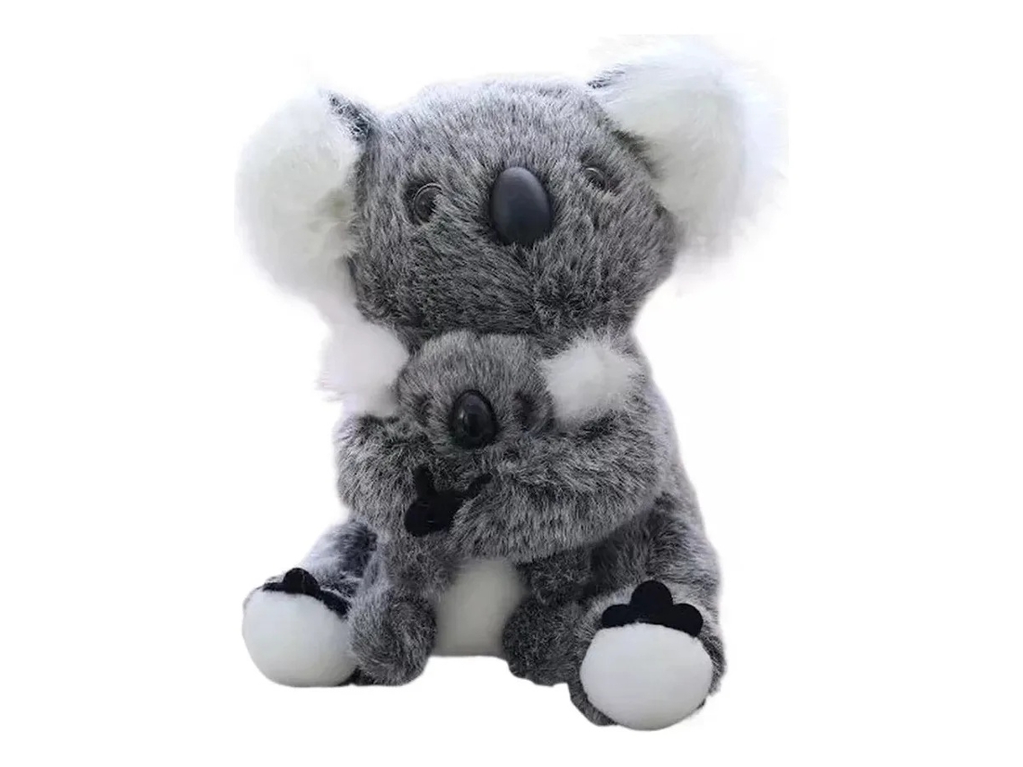 Lurelia 2 De Urso Coala Cinza X Em Peluche Animal, 13cm, Cor Cinzento, Macio Para Coleção