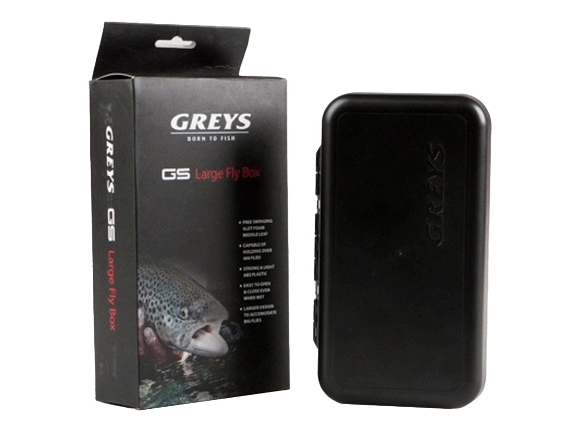 Caixa Isca Gs Flat Foam Prateadogreys