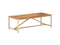 Vidaxl Mesa De Centro 120x60x40 Cm Madeira Maciça