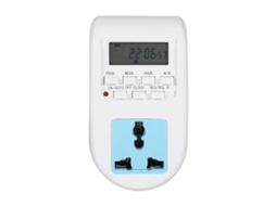 Laxiscreed Tomada Temporizadora Com Display Lcd, Compatível Com 220v-240v, Função Multifuncional Para Gestão Elétrica Eficiente