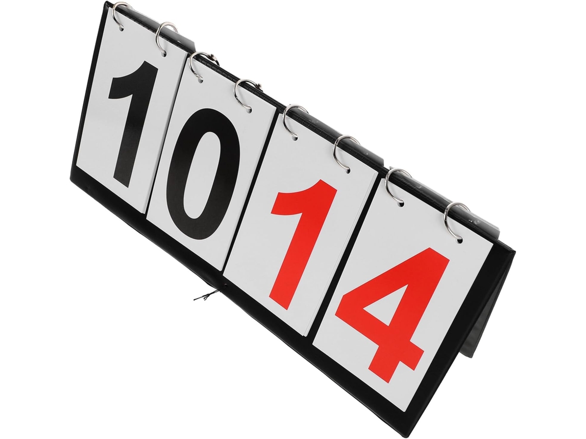 Placar Portátil de 4 Dígitos com Flip SFUSHOS