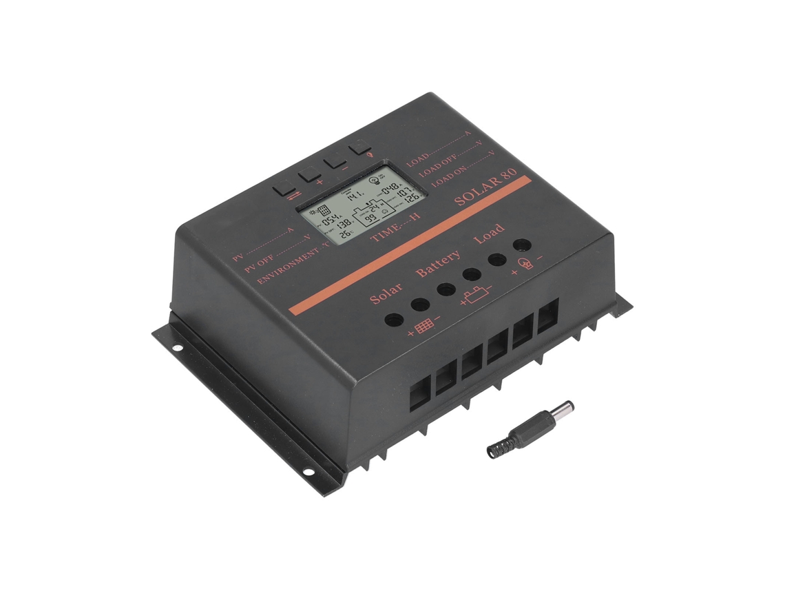 Controlador Solar Pwm 80a 12v/24v Usb Resistente Casa