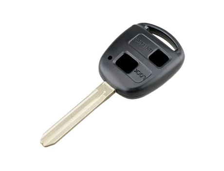 Capa protetora para chave remota com 2 botões para Toyota Yaris Rav4 Prius Corolla Celica para programação World Auto