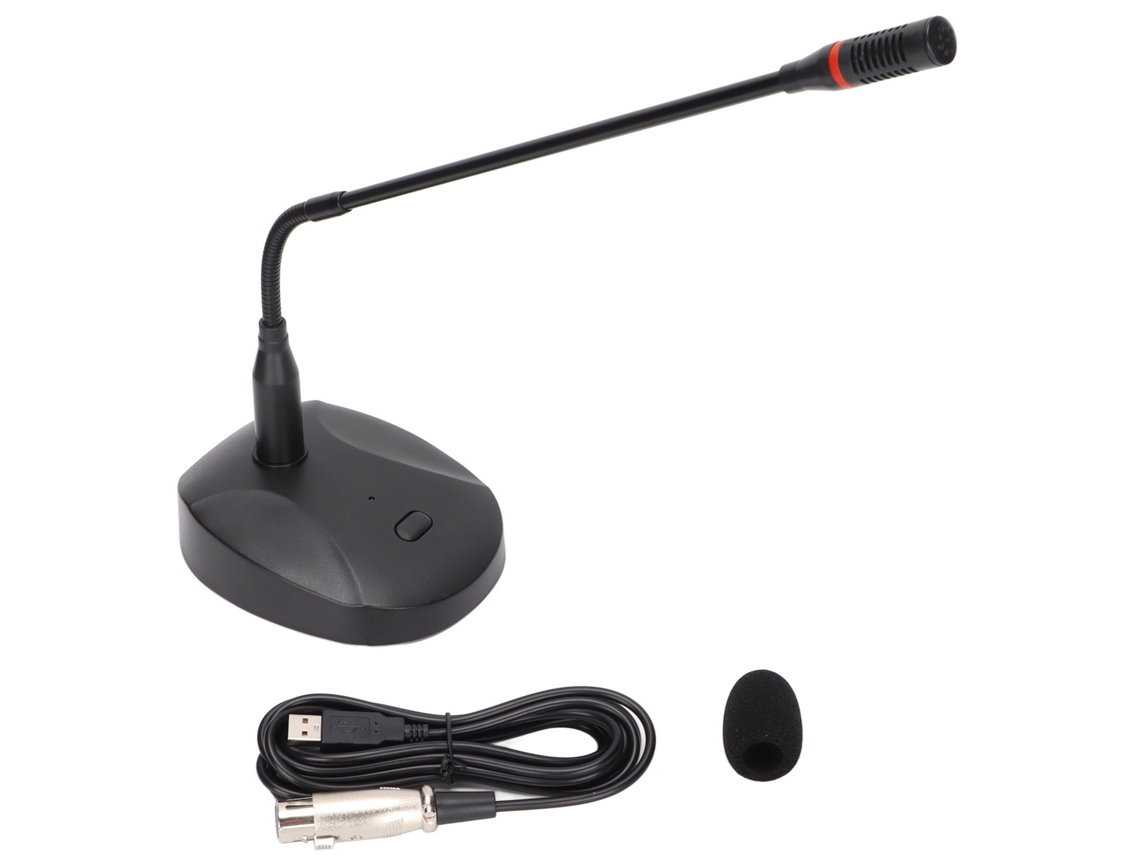Microfone Usb Gooseneck com Placa de Som LAXISCREED