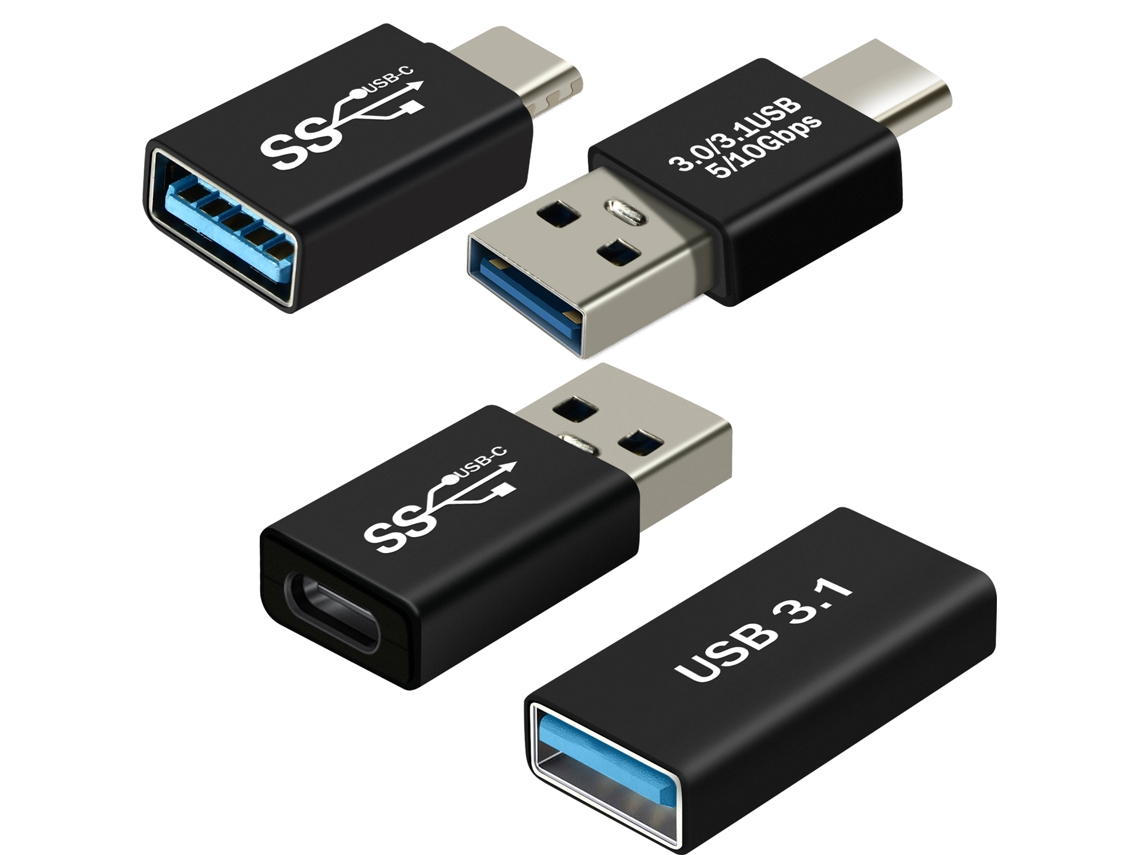 Adaptador AVIZAR PACKOTGUSBC (USB C - USB - Preto)