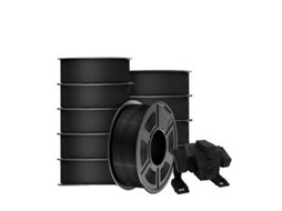 Filamento Para Impressora 3d, Alta Resistãªncia, Desempenho Sem Entupimentos, Plaplus-preto 11kg