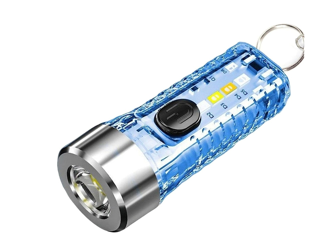 Mini Lanterna Yunzii Luz Led Para Iluminação Camping Azul
