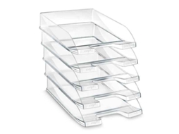 Tabuleiro Portadocumentos Transparente 10 Uds (Recondicionado Sinais de Uso)