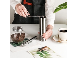 Moedor De Café Manual Silver Brilvibera