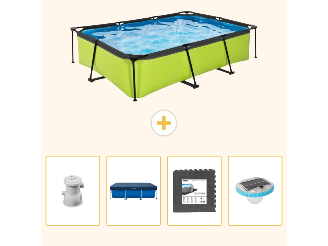 Exit-toys Piscina Exit Retangular - 300x200x65 Cm - 5-peças S312
