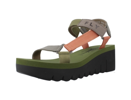 Sapatos de Mulher FLY LONDON Yoko Tecido Verde (38)