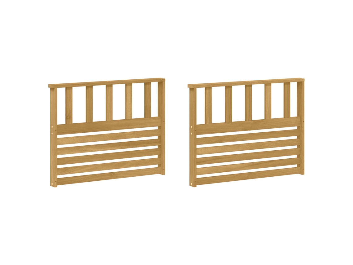 Vidaxl Módulo De Braços 2 Pcs Branco 80 X 6 X 61 Cm