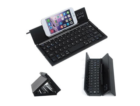Folding Bluetooth Keyboard Portable Travel Foldable Keyboard Efdafss