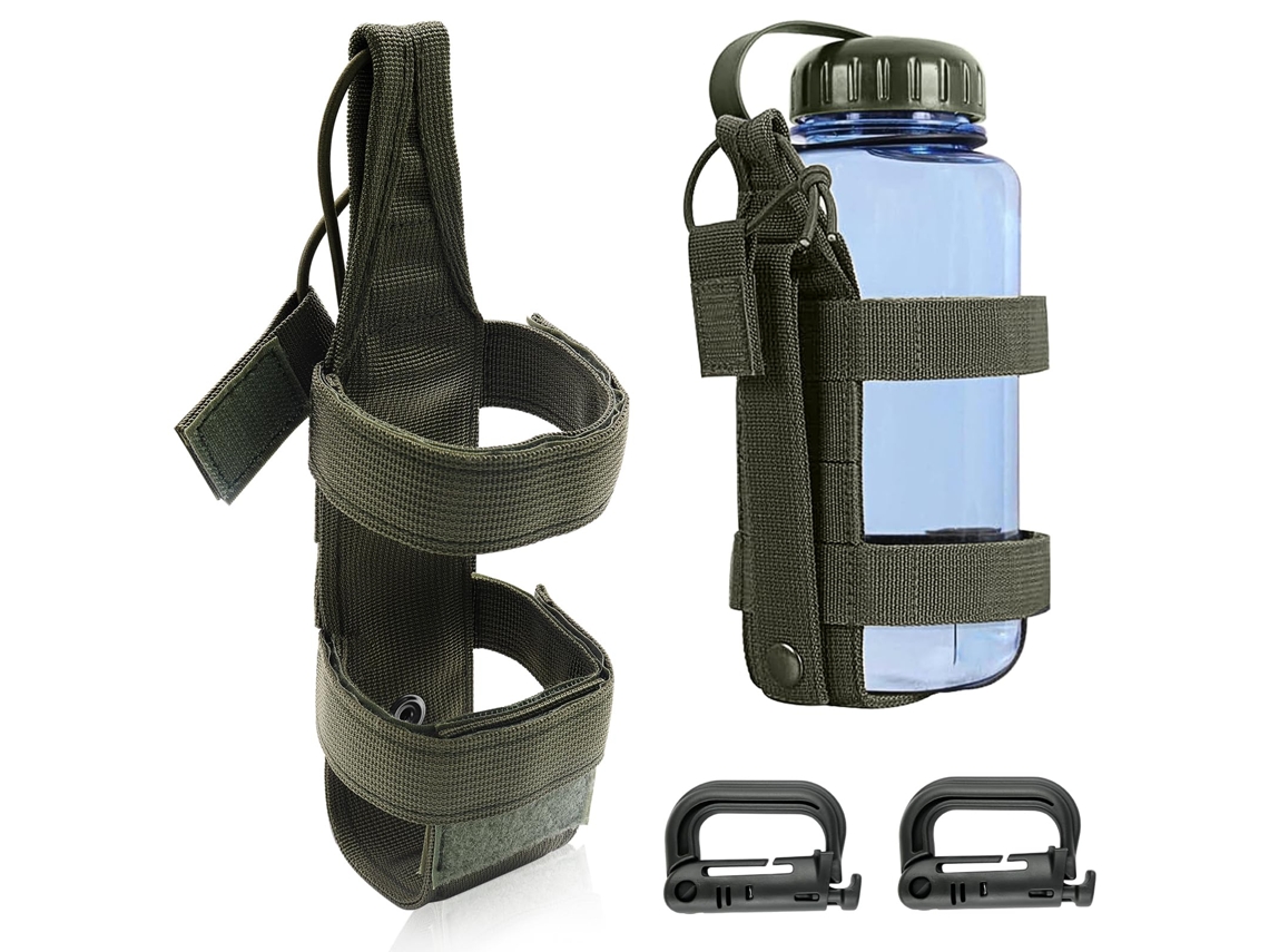 Suporte Militar Para Garrafa De Água Em Nylon Com Design De Anel D Duplo Para Ciclismo, Acampamento E Esportes Ao Ar Livre Zeuxo