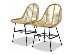 Dining Chair, Dining Chairs Vidaxl Bege Vime (n/a)