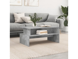 Vidaxl Mesa De Centro 90x55x42,5 Cm Derivados De Madeira Cinza Cimento