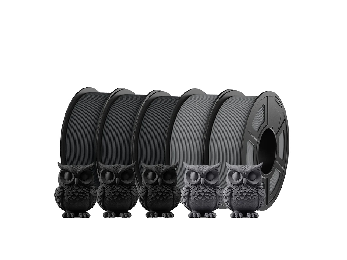 Filamento Petg De Alta Velocidade, Diâmetro De 1,75 Mm, Acabamento Fosco Suave, Hspetg 3bk 2gy Oem