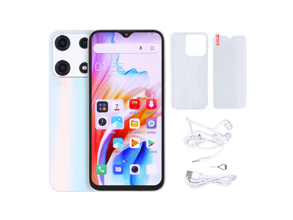 Smartphone 4g Laxiscreed Dual Sim Com Android 14.0 Para Uso Diário E Conectividade Fácil