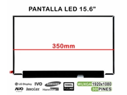 Tela brilhante para laptop 15.6 B156han02.8 N156hca Ebb NV156FHM N35 FHD compatível