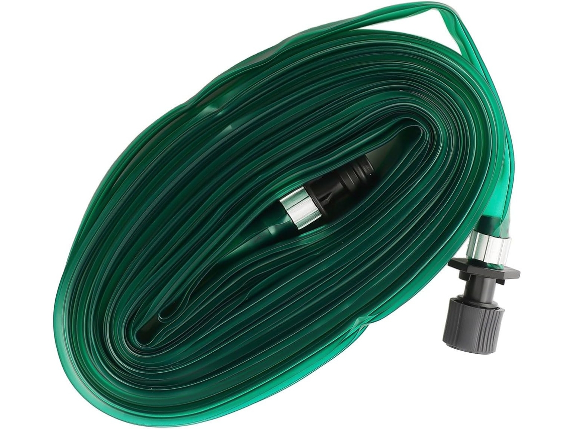 Mangueira Plana De Pvc Para Irrigação Jardim, 7,5m/10m/15m, Tubo