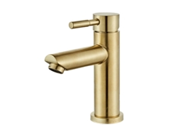 Lurelia Torneira De Lavatório, Monocomando, Água Quente/fria, Dourado, Para Casa De Banho
