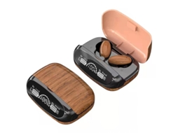 Auriculares Bluetooth 5.2 Design Madeira Vintage Hifi Ipx6 JEIIBRZUI