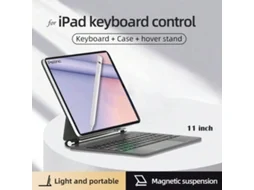 Teclado Mágico Magnético com Protetor de Tecido Bluetooth Touch para iPad Pro 13 Branco Ushion (2024)