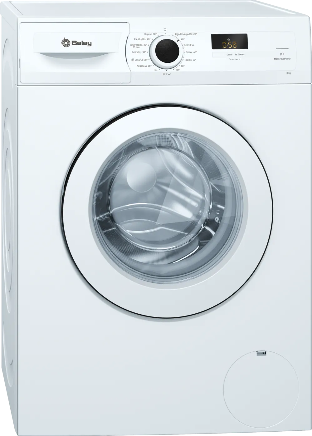 Máquina de Lavar Roupa  BALAY 3TS084BE (8 KG - 1200 rpm - Branco)